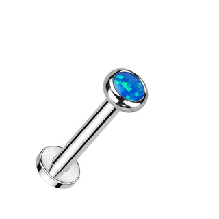 Titanio Circonita / Ópalo Rosca interna Labret