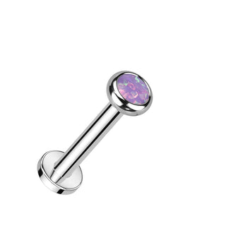 Titanio Circonita / Ópalo Rosca interna Labret