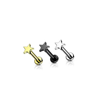 Titanio Plano Estrella Rosca interna Labret