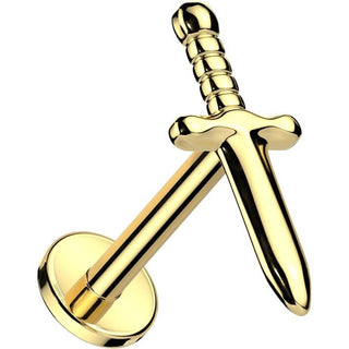 Titanio Daga Rosca interna Labret