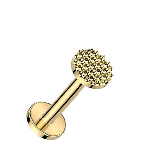 Titanio Círculo Rosca interna Labret