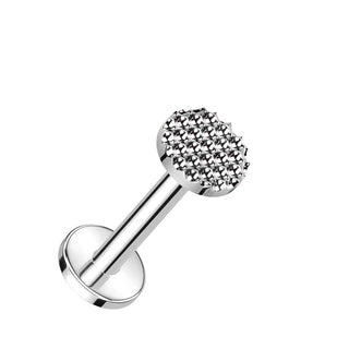 Titanio Círculo Rosca interna Labret
