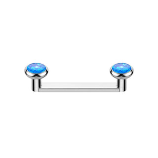 Barbell Superficie Ópalos superficie plana  Rosca interna