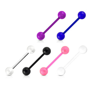 Barbell Bola acrílica reactiva a los rayos UV, 6 piezas