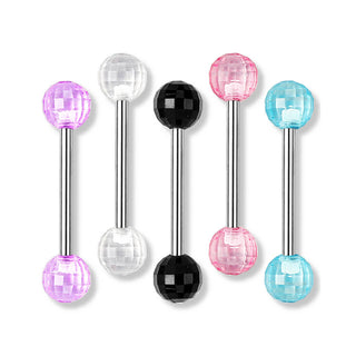 Barbell Bola acrílica Disco, 5 piezas