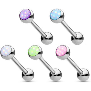 Barbell Piedra sintética luminosa, 5 piezas