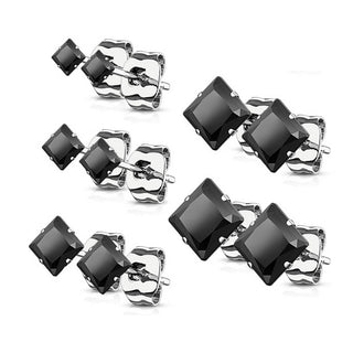 Circonita cuadrada 5 pares , 5 pares