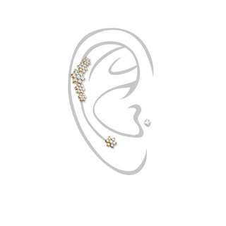 Set Zirconita Labret, 3 piezas