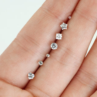 Nariz Stud Pack Circonita, 7 piezas