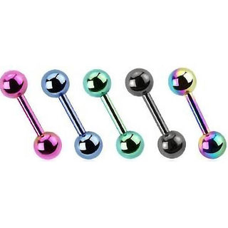 Titanio Barbell Bola, 5 piezas