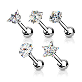 Barbell Pack Circonita Plata, 5 piezas