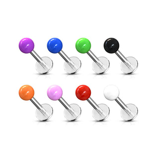 Bola Acrílica Labret, 8 piezas