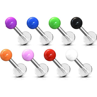 Bola Acrílica Labret, 8 piezas