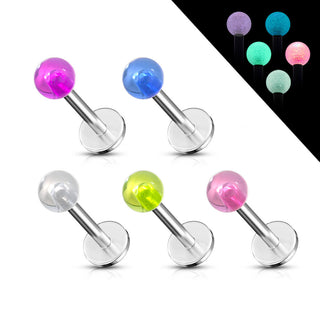 Fosforescente Labret, 5 piezas