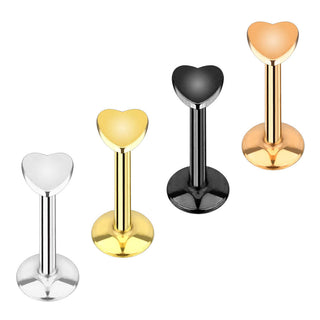 Corazón Rosca interna Labret, 4 piezas