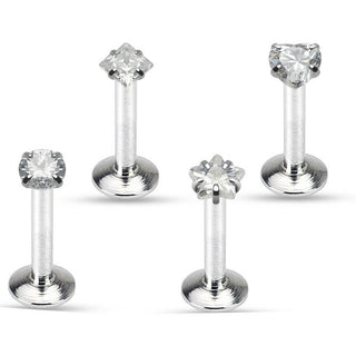 Pack Circonita Plata Rosca interna Labret, 4 piezas
