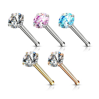 Nariz Stud Circonita Redonda, 5 piezas