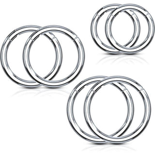 Anillo Plata Clicker, 3 pares