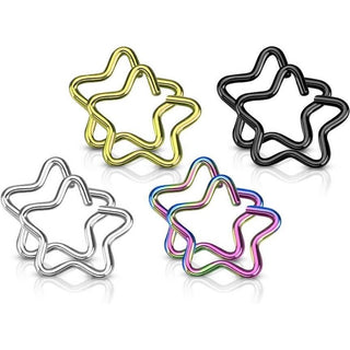 Anillo Estrella Flexible, 4 pares