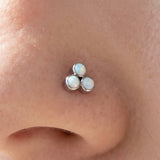 Piercing nariz plata