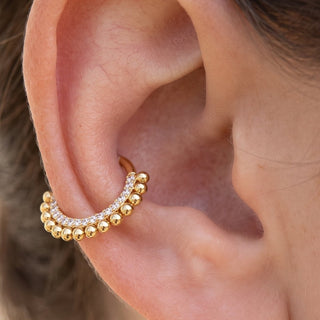 Snug Piercing Ring – selection on linen
