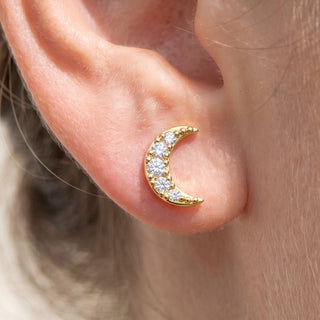 Moon Ear Piercings – selection on linen