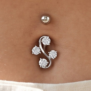 Silver Belly Button Ring