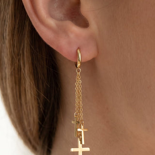 Dangling Earrings – selection on linen