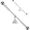 Industrial Barbell Triangle Dangle Connector Chain