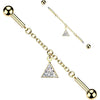 Industrial Barbell Triangle Dangle Connector Chain