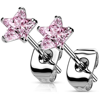 Silver 925 Star Silver Zirconia