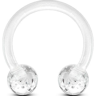 Acrylic Horseshoe Acrylic Ultra Glitter Ball
