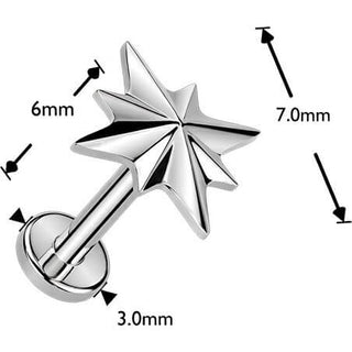 Titanium starburst Push-In
