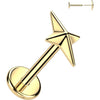 Titanium Labret North Star Push-In
