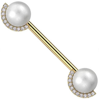 Perlas con Circonitas Pezón