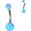 Belly Button Piercing Acrylic Starbust Ball