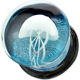 Cristal Plug Medusa en el vaso