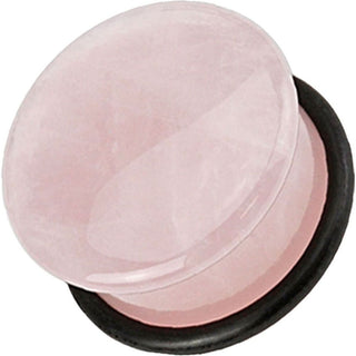 Plug Jade rosa con juntas tóricas de silicona