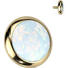 Top Top Opal Bezel Setting Disc Internally Threaded