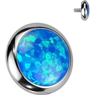 Top Top Opal Bezel Setting Disc Internally Threaded