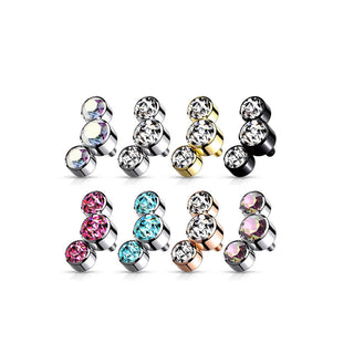 top 3 zirconias bezel setting Internally Threaded