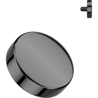 Titanium Top top flat round Internally Threaded