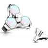Titanium Top Top Triangle Zirconia Internally Threaded