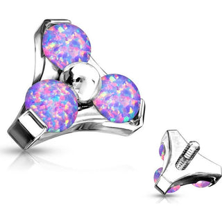 Titanium Top Top Triangle Zirconia Internally Threaded