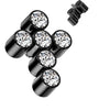 Titanium top cross zirconias Internally Threaded