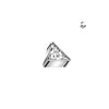 Titanium Top Top Triangle Zirconia Internally Threaded