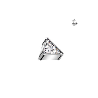 Titanium Top Top Triangle Zirconia Internally Threaded