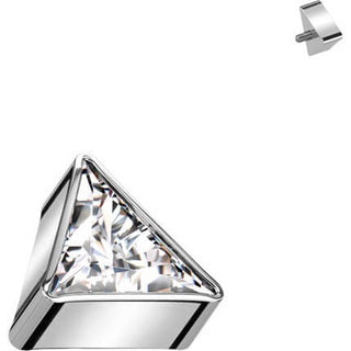 Titanium Top Top Triangle Zirconia Internally Threaded
