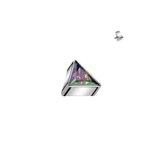 Titanium Top Top Triangle Zirconia Internally Threaded