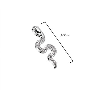 Titanium Top top snake zirconias Internally Threaded